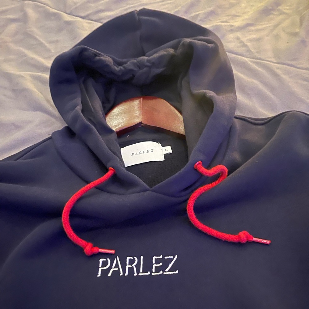 Navy Blue Hoodie - Parlez